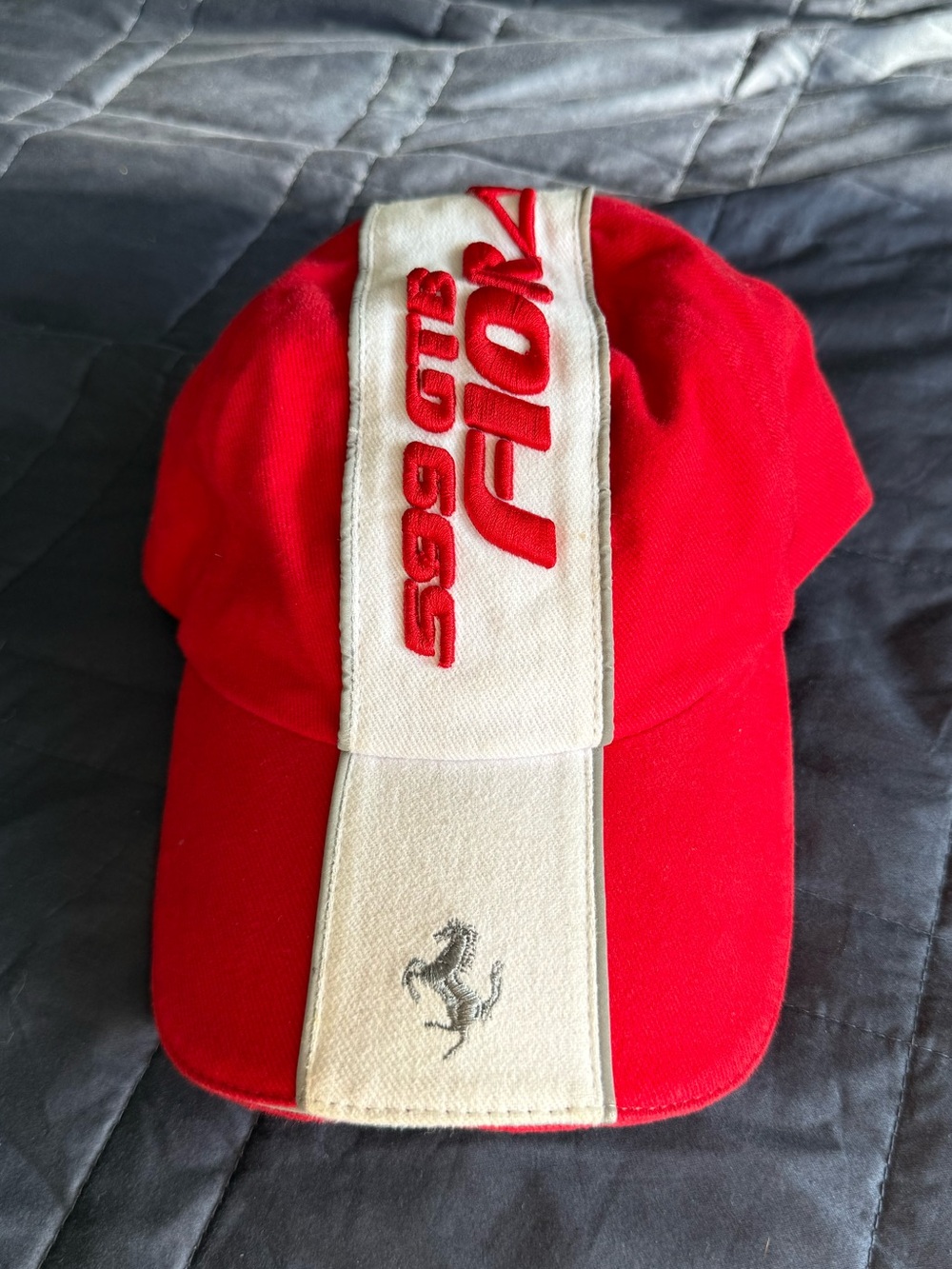 Ferrari Red/White 599 Baseball Cap